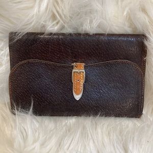 Vintage 1950’s Gucci Bifold Leather Checkbook Wallet